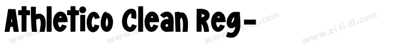 Athletico Clean Reg字体转换 Athletico Clean Reg字体转换